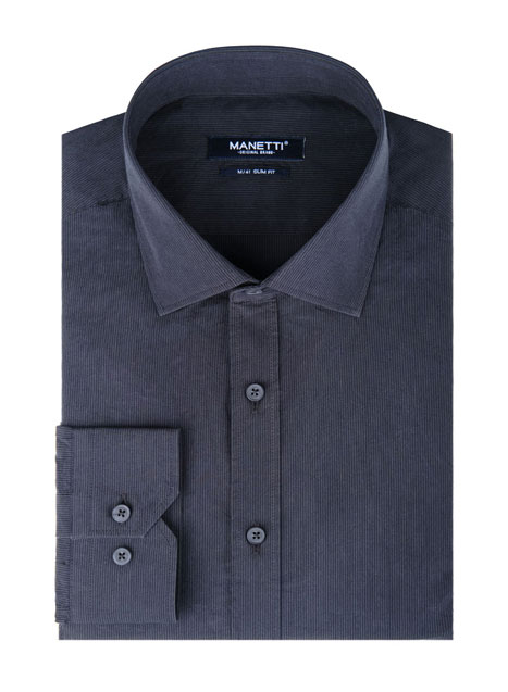 MEN'S MANETTI SHIRT CASUAL  KHAKI BLUE