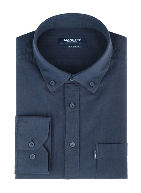 Ανδρικό Πουκάμισο Manetti casual blue