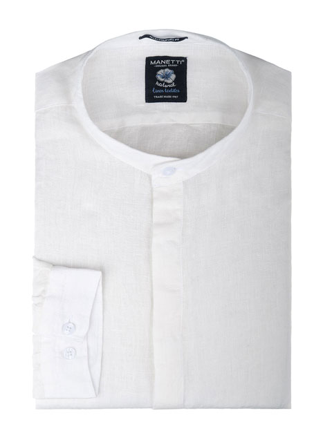 Ανδρικό Πουκάμισο Manetti casual white