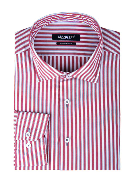 Ανδρικό Πουκάμισο Manetti casual red