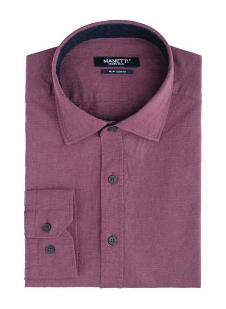 Ανδρικό Πουκάμισο Manetti casual purple