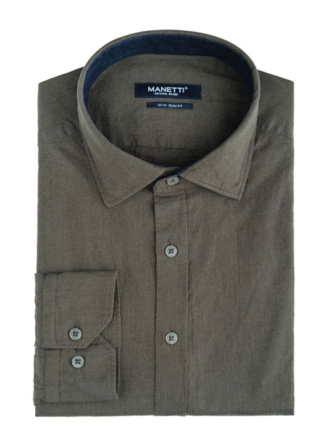 Ανδρικό Πουκάμισο Manetti casual green