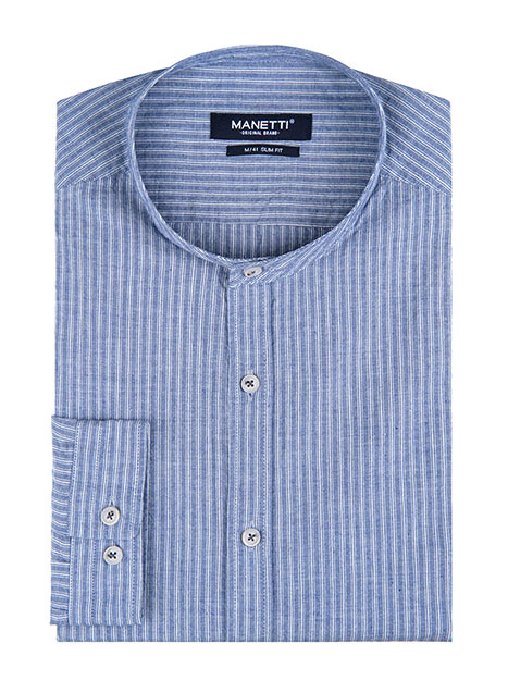 Ανδρικό Πουκάμισο Manetti casual light blue