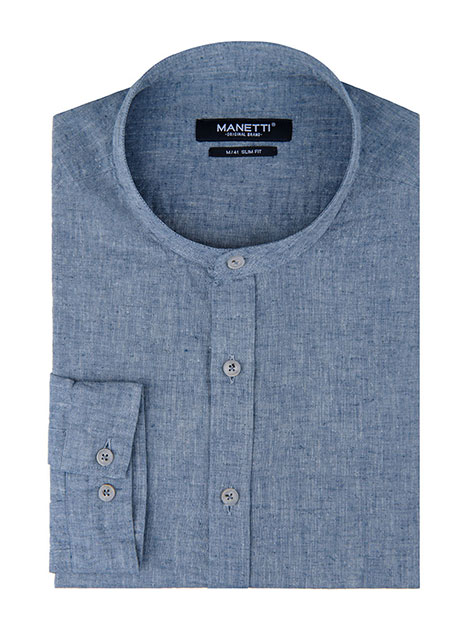 MEN'S MANETTI SHIRT CASUAL  SKYBLUE