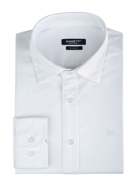 MEN'S MANETTI SHIRT CASUAL  WHITE