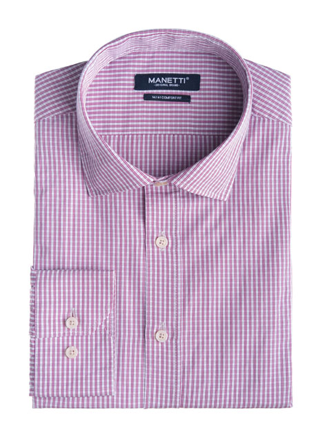 MEN'S MANETTI SHIRT CASUAL  PURPLE