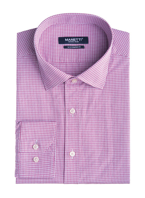 MEN'S MANETTI SHIRT CASUAL  SUMMER MAGENTA