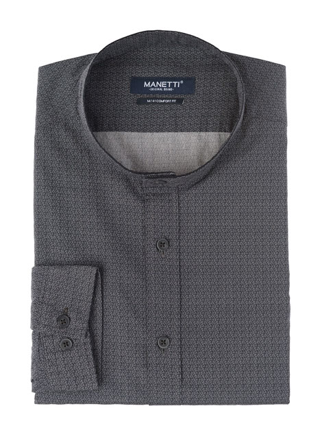 Ανδρικό Πουκάμισο Manetti casual black