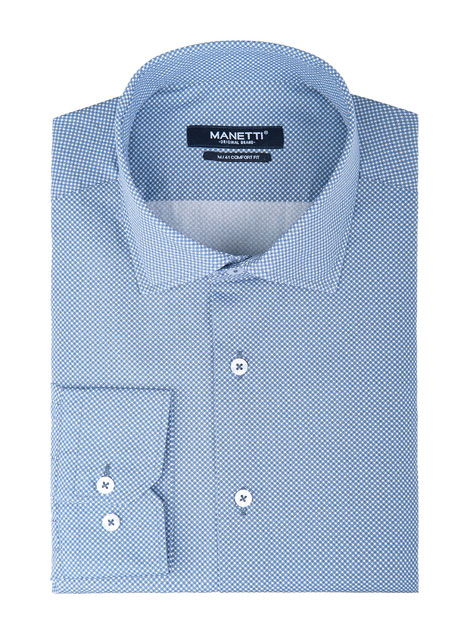 Ανδρικό Πουκάμισο Manetti casual blue