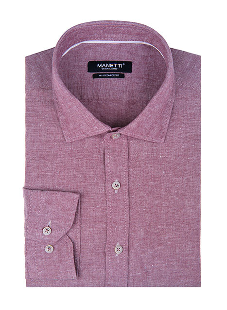 Ανδρικό Πουκάμισο Manetti casual red