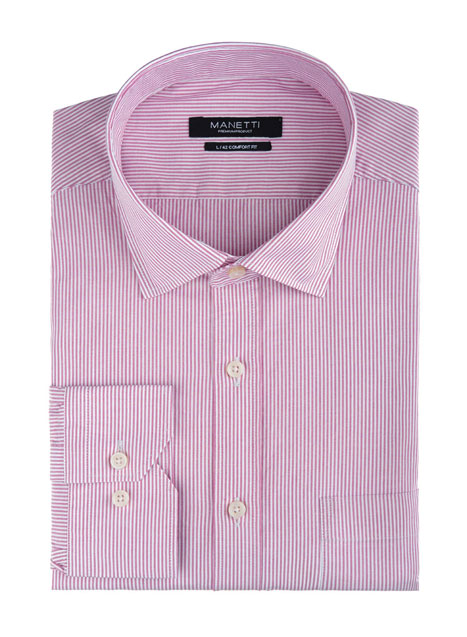 Ανδρικό Πουκάμισο Manetti casual summer magenta