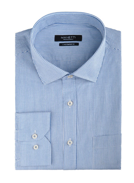 Ανδρικό Πουκάμισο Manetti casual blue