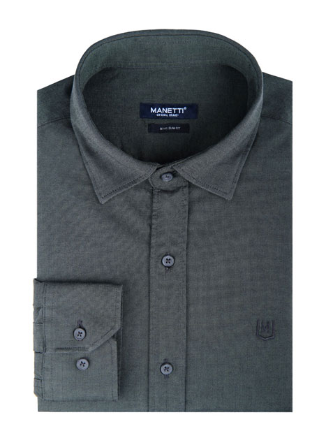 Ανδρικό Πουκάμισο Manetti casual green
