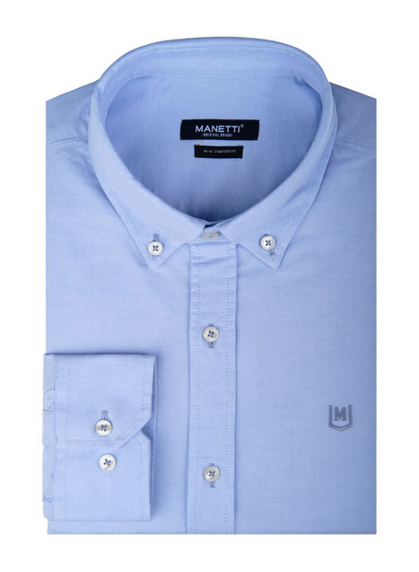 MEN'S MANETTI SHIRT CASUAL  SKYBLUE