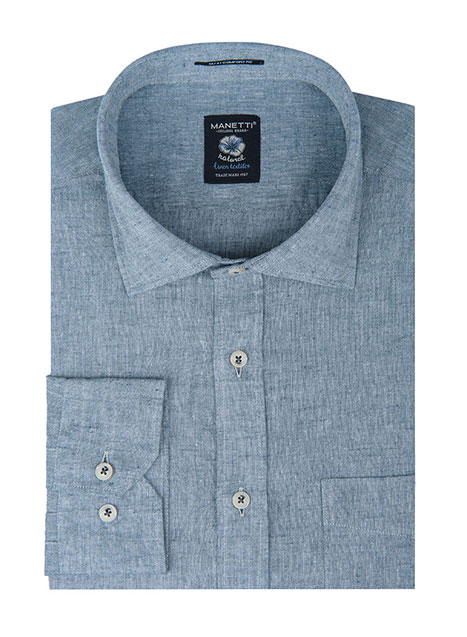 MEN'S MANETTI SHIRT FORMAL  MINT GREEN