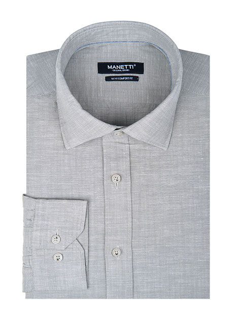 Ανδρικό Πουκάμισο Manetti casual beige