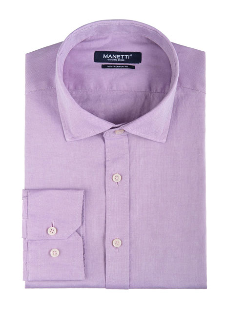 MEN'S ΠΟΥΚΑΜΙΣΟ OXFORD MANETTI CASUAL  BLUSH PINK