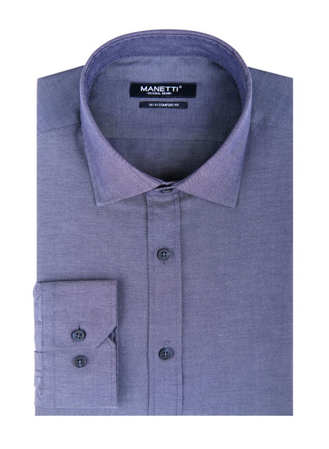 MEN'S MANETTI SHIRT CASUAL  DARK BLUE