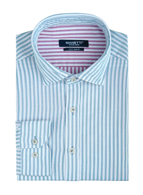 Ανδρικό Πουκάμισο Manetti casual mint