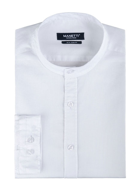 Ανδρικό Πουκάμισο Manetti casual white