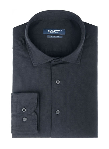 Ανδρικό Πουκάμισο Manetti casual black