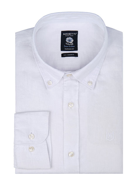 Ανδρικό Πουκάμισο Manetti casual white