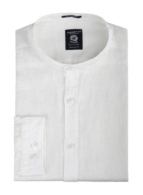 Ανδρικό Πουκάμισο Manetti casual white