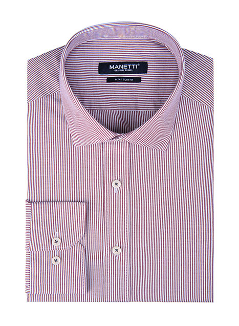 MEN'S MANETTI SHIRT CASUAL  DARK RED