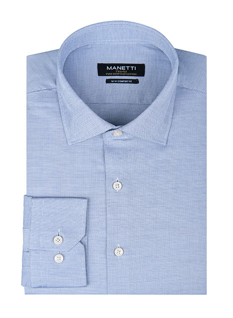 Ανδρικό Πουκάμισο Manetti formal blue