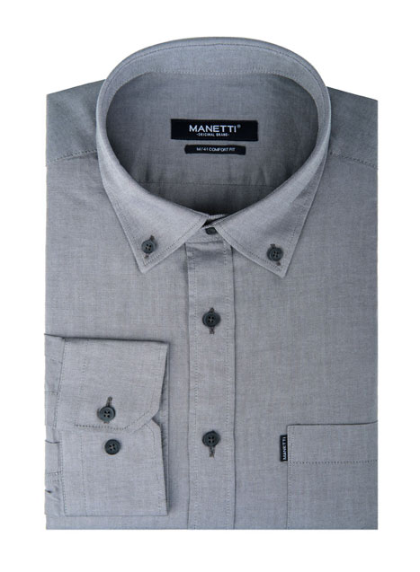 MEN'S MANETTI SHIRT FORMAL  GREEN