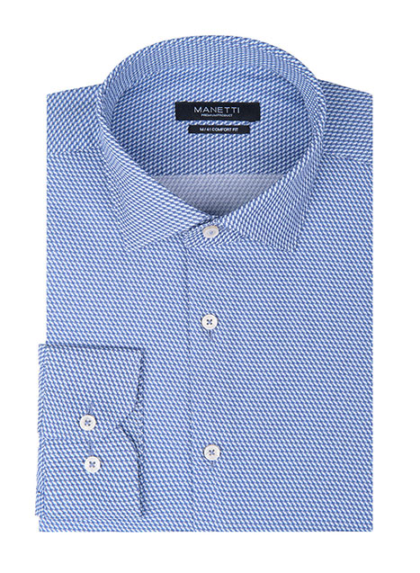Ανδρικό Πουκάμισο Manetti formal blue light blue