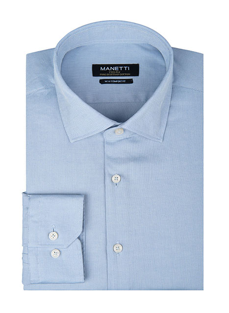 Ανδρικό Πουκάμισο Manetti formal blue