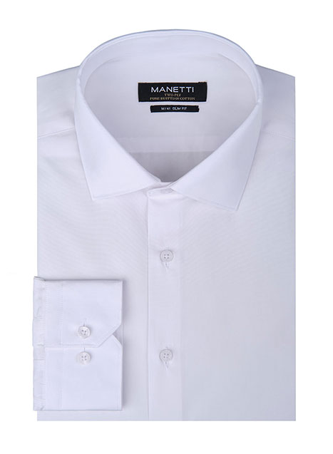 Ανδρικό Πουκάμισο Manetti formal white