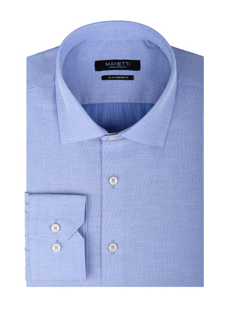 MEN'S MANETTI SHIRT FORMAL  LIGHT BLUE