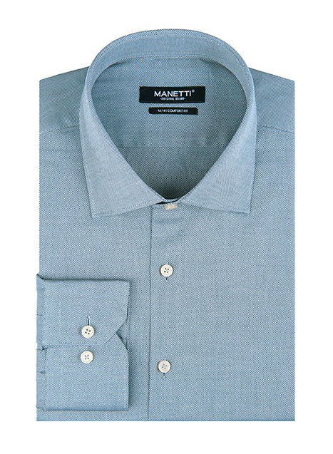 MEN'S MANETTI SHIRT FORMAL  MINT GREEN