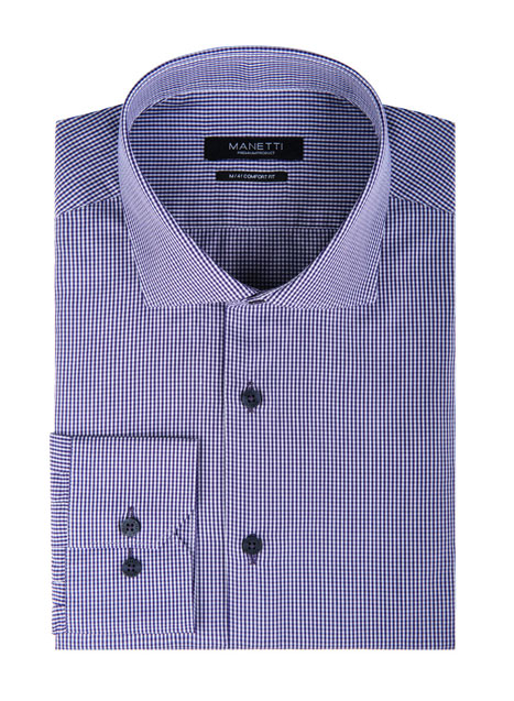 MEN'S MANETTI SHIRT FORMAL  PURPLE