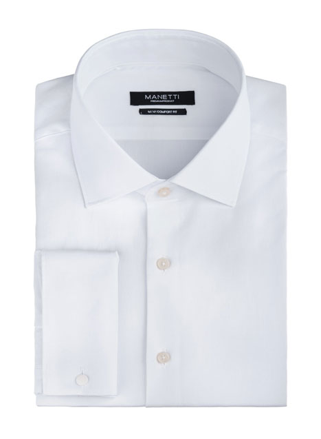 MEN'S ΠΟΥΚΑΜΙΣΟ ΖΑΚΑΡ MANETTI FORMAL  WHITE