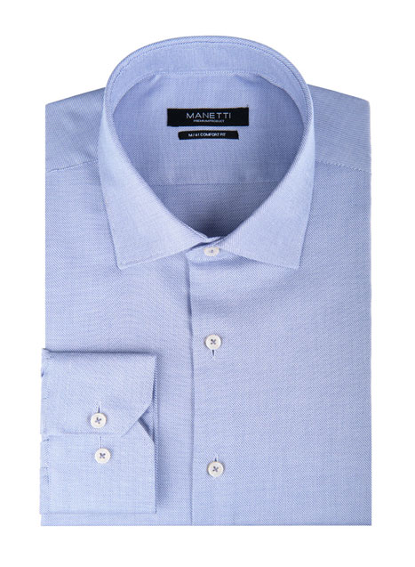 MEN'S MANETTI SHIRT FORMAL  LIGHT BLUE