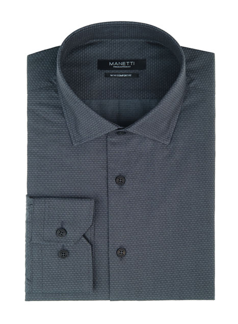 Ανδρικό Πουκάμισο Manetti formal slate grey