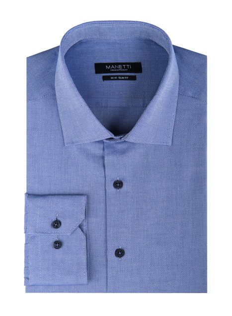 Ανδρικό Πουκάμισο Manetti formal blue