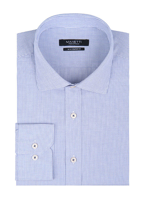 Ανδρικό Πουκάμισο Manetti formal blue