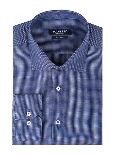 Ανδρικό Πουκάμισο Manetti formal dark blue
