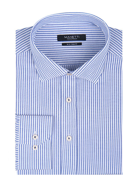 Ανδρικό Πουκάμισο Manetti formal blue
