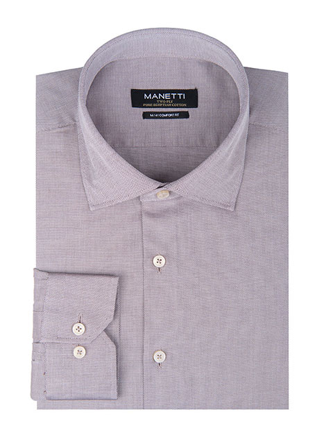 Ανδρικό Πουκάμισο Manetti formal brown