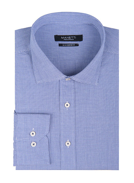 Ανδρικό Πουκάμισο Manetti formal blue