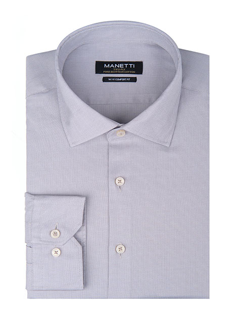 Ανδρικό Πουκάμισο Manetti formal warm grey