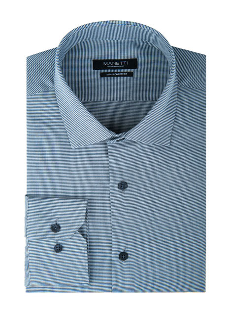 Ανδρικό Πουκάμισο Manetti formal dark green