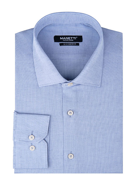 Ανδρικό Πουκάμισο Manetti formal light blue