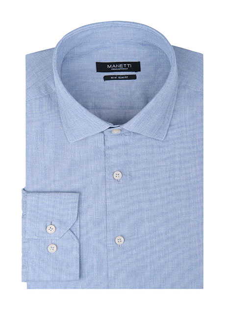 Ανδρικό Πουκάμισο Manetti formal light blue