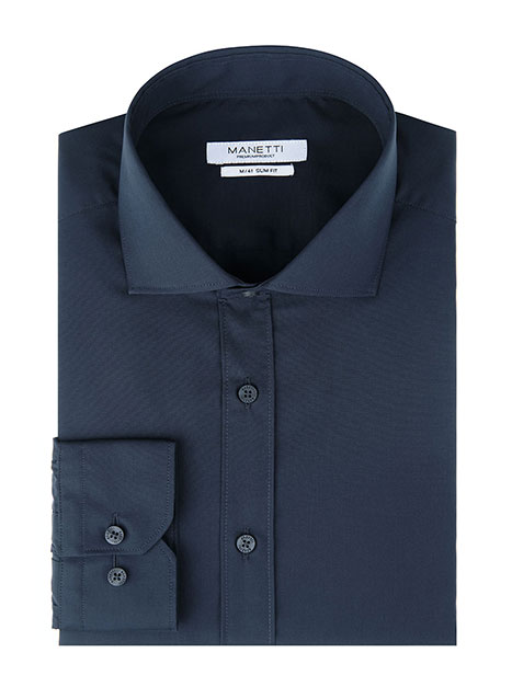 Ανδρικό Πουκάμισο Manetti formal blue